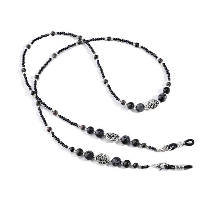 Elegant Beaded Eyewear Chain Bowlift
