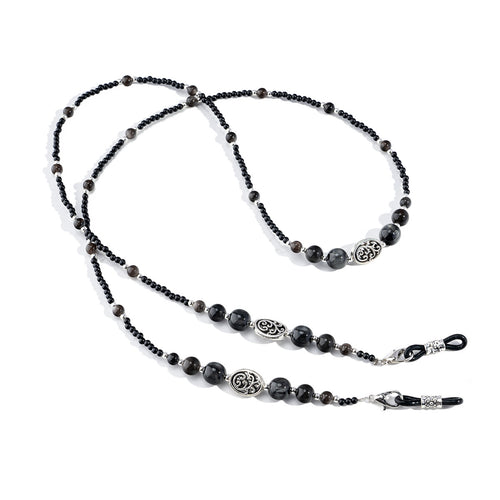 Elegant Beaded Eyewear Chain Bowlift