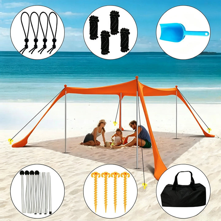 WoLightweight Sandproof Beach Blanket Bowlift