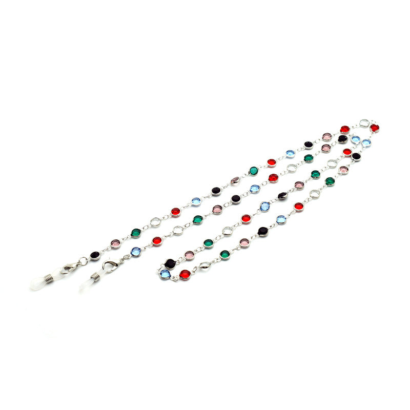 Colorful Gemstone Eyewear Chain Bowlift