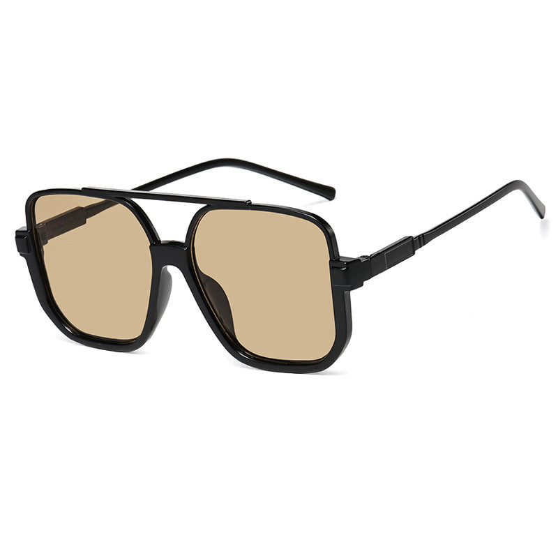 Women's trendy square sunglasses with transparent frame Bowlift