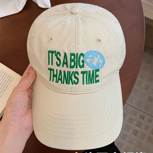 Men's Casual Graphic Adjustable Cap Bowlift