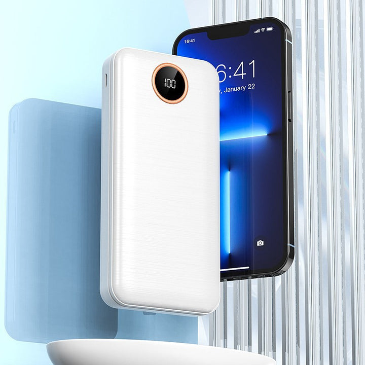 Portable power bank with intelligent fast charging and digital display Bowlift