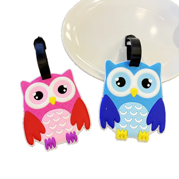 Owl-Shaped Travel Luggage Tag Bowlift