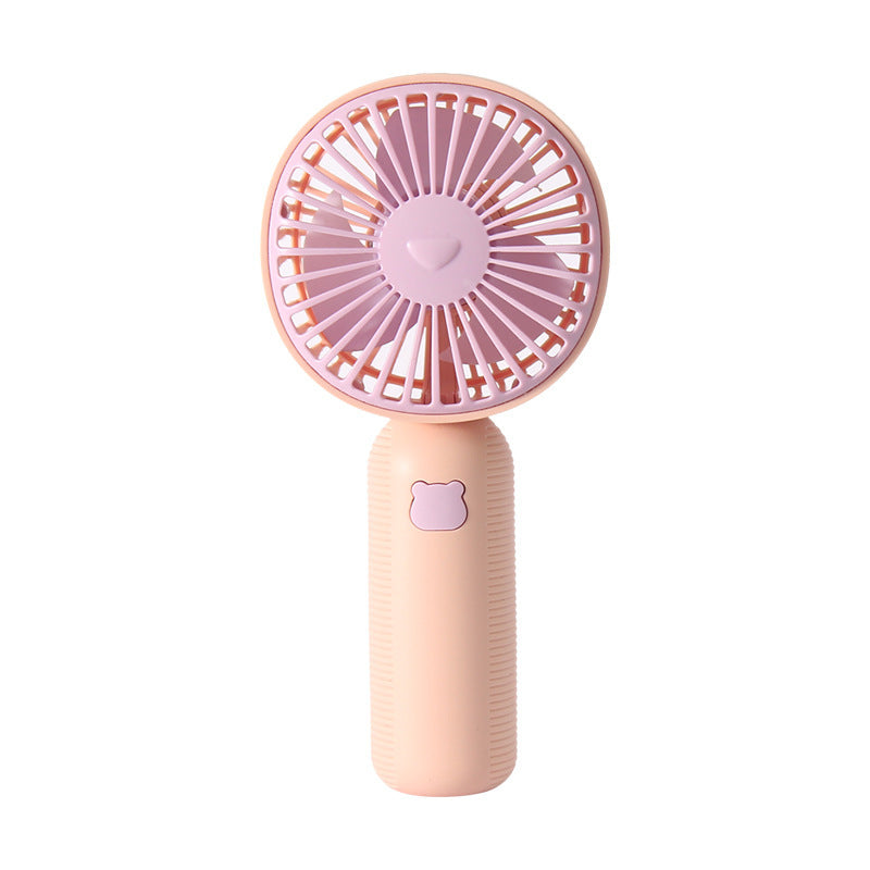 Ladies Portable Hand Fan with Cute Animal Design Bowlift
