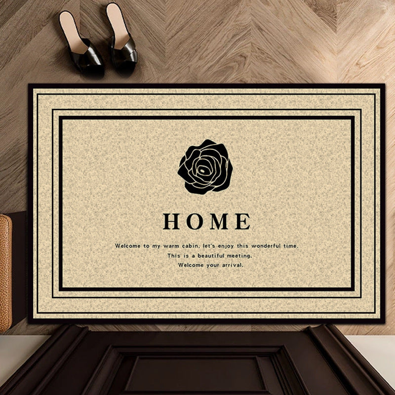 Unisex Elegant Floral Welcome Mat Bowlift