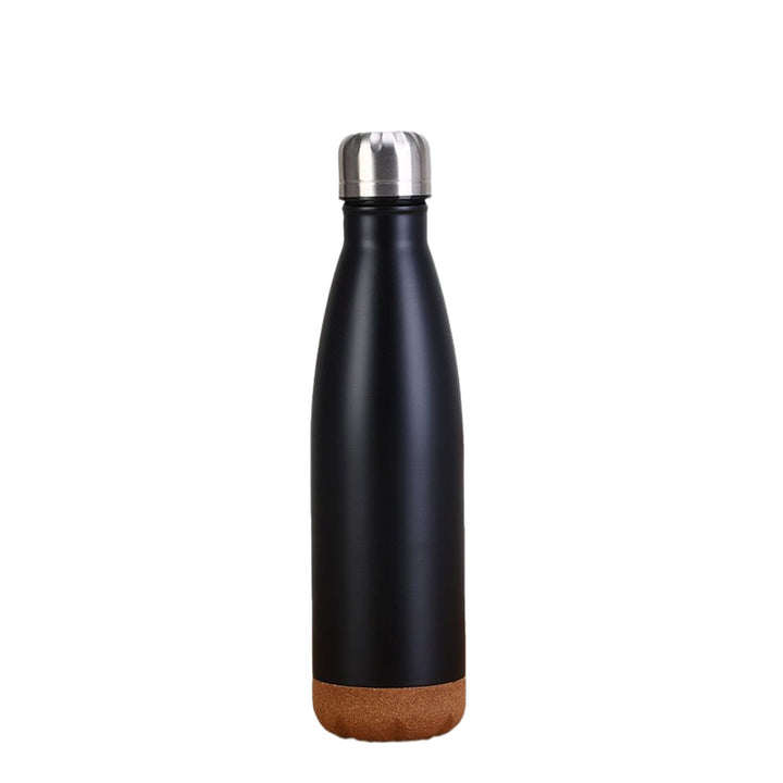 Ladies stylish stainless steel insulated bottle with cork bottom Bowlift