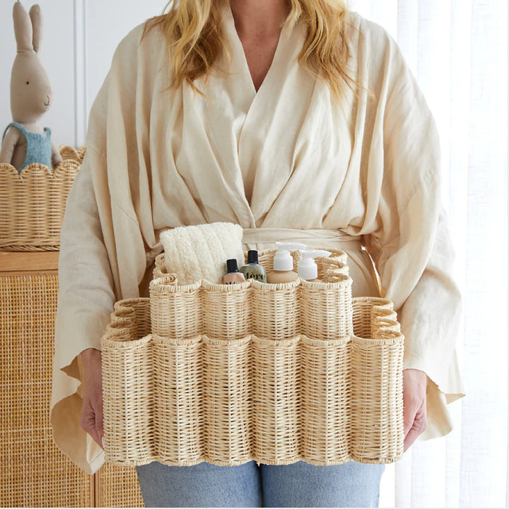 Playful storage basket in flower design Bowlift