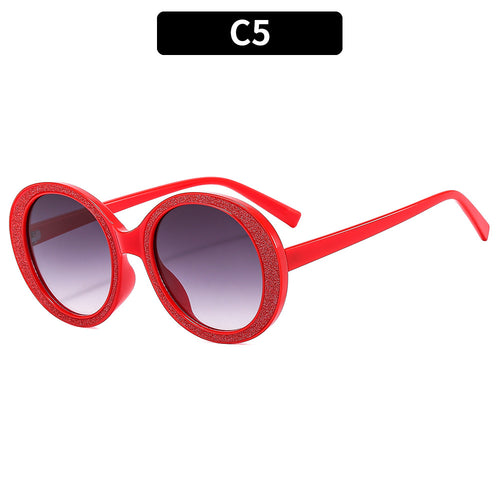 Glamorous Oversized Round Sunglasses