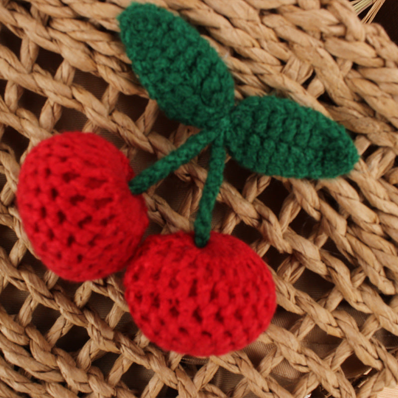 Handbag in Unique Cherry Design Bowlift