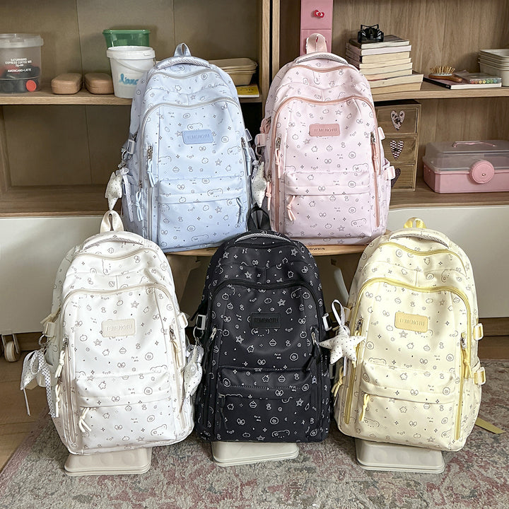 Playful Illustrated Backpack Bowlift