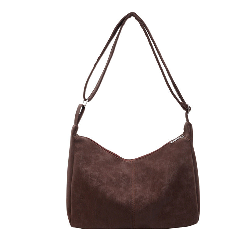 WoSoft Textured Faux Leather Hobo Bag Bowlift