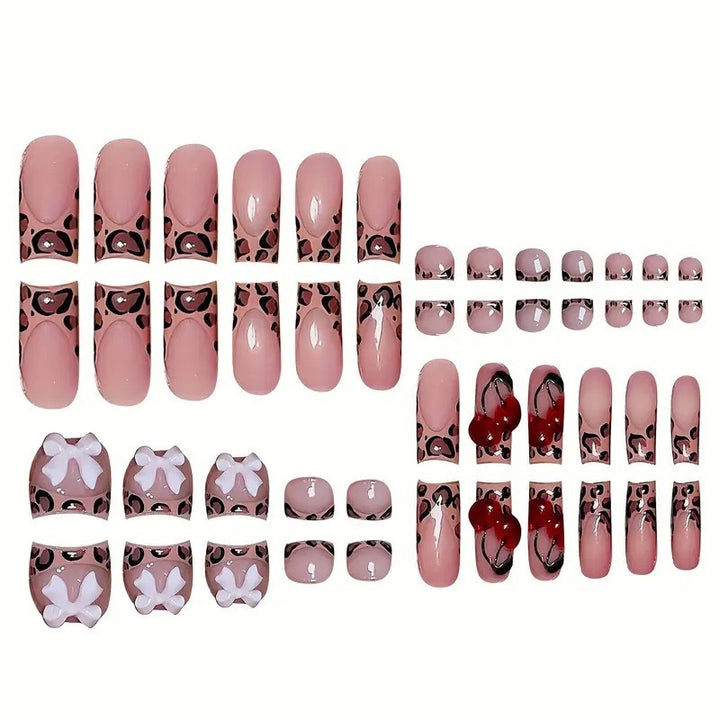 Artistic Press-On Nail Art Set Bowlift