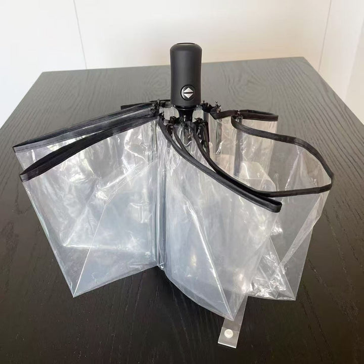Ladies windproof, self-supporting umbrella with innovative design Bowlift