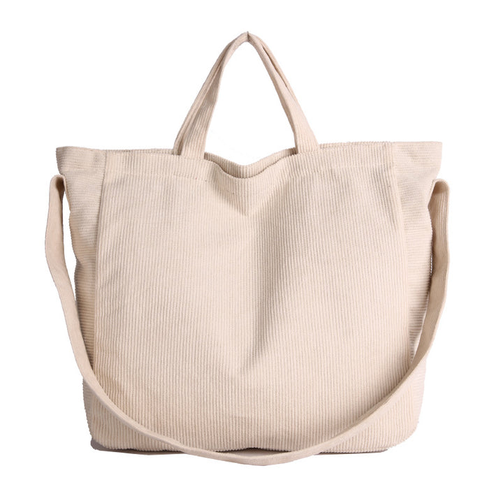 WoSoft Corduroy Tote Bag Bowlift