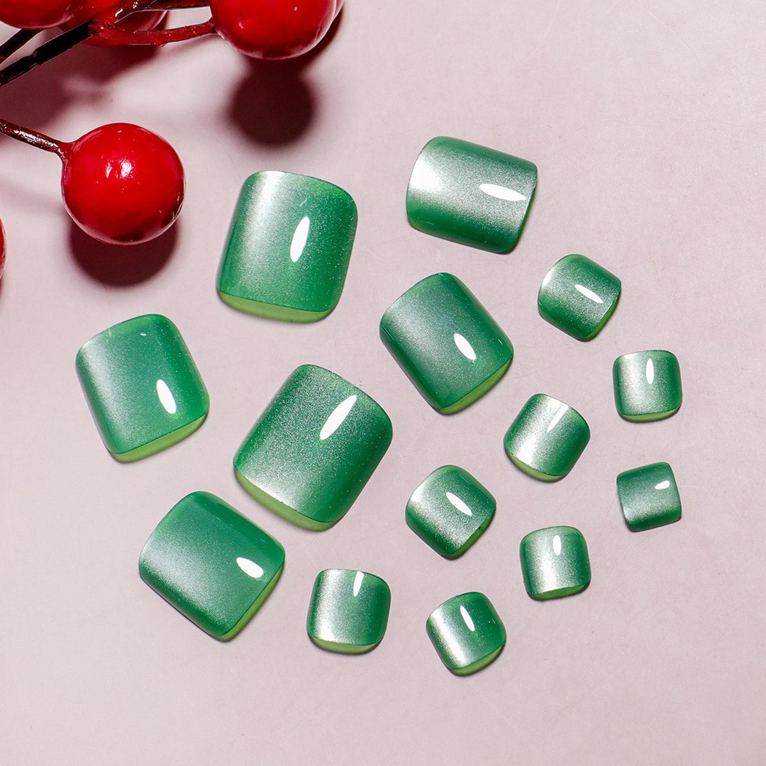 Fashionable Press-On Toe Nail Art Bowlift