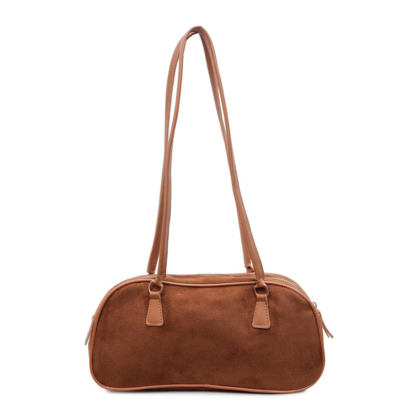 WoChic Faux Suede Handheld Bag Bowlift