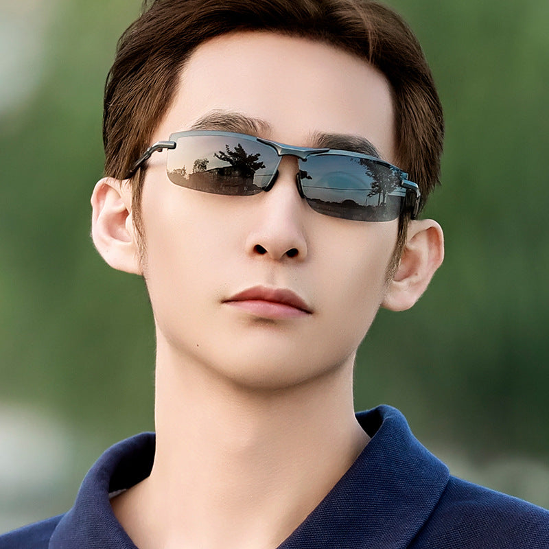 Men's Sporty Sunglasses with Ergonomic Design and Polarized Lenses Bowlift
