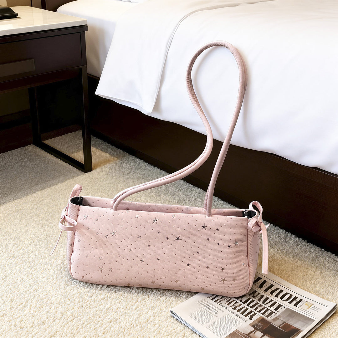 WoStar-Patterned Compact Shoulder Bag Bowlift