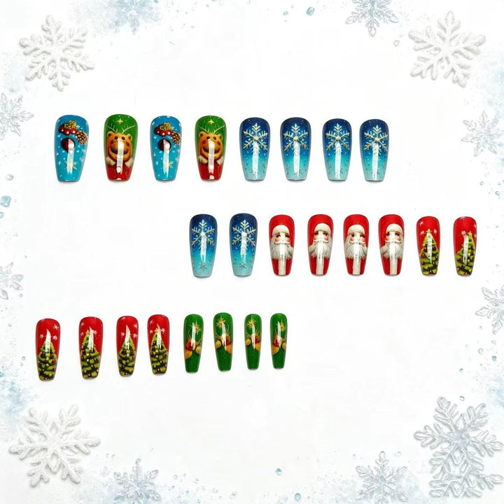 Festive Winter-Themed Nail Art Bowlift 1788155576