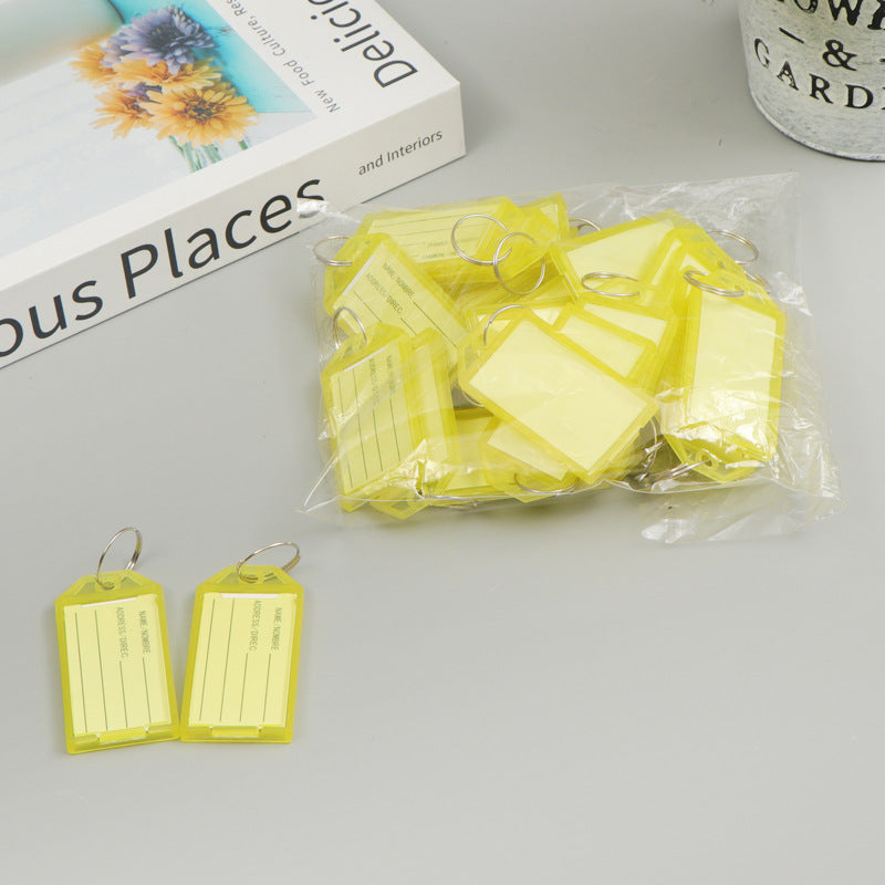 Unisex writable label tags Bowlift