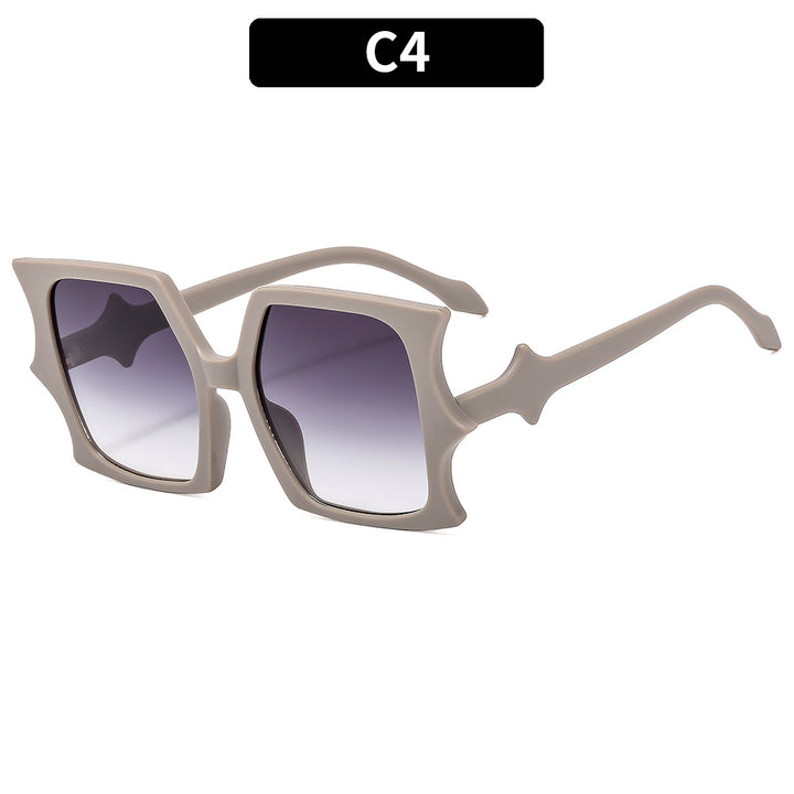 Avant-Garde Angular Frame Sunglasses