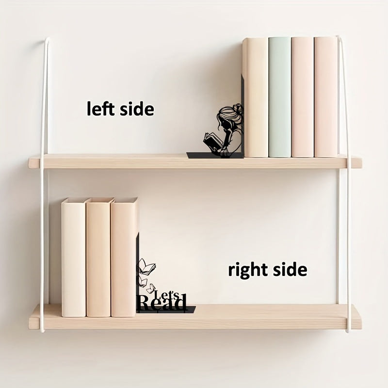 Artistic Reading Bookends