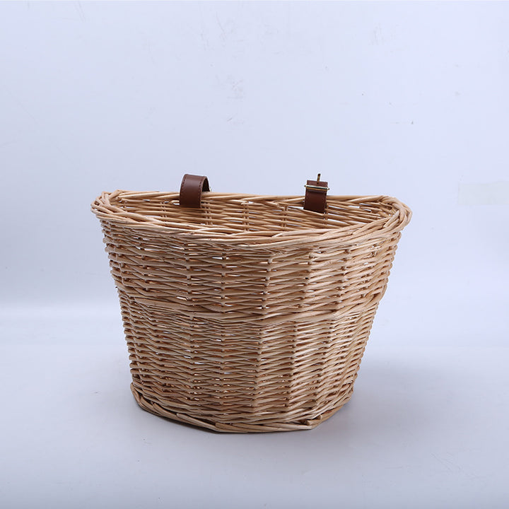 Woven Bicycle Carrier Basket Bowlift