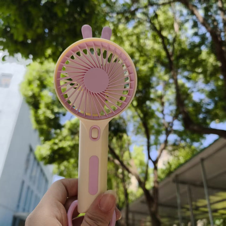 Unisex Portable Handheld Fan with Ergonomic Design Bowlift