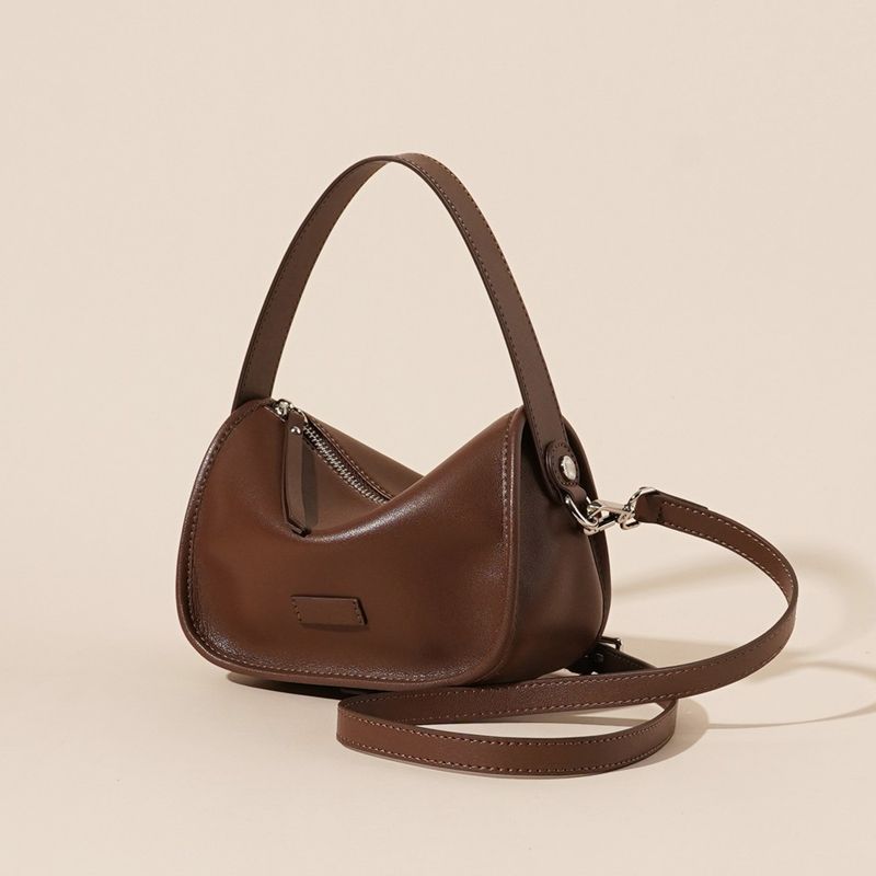 Smooth Leather Crossbody Purse Bowlift