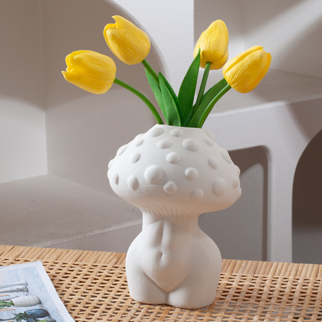 Artistic Mushroom Sculpture