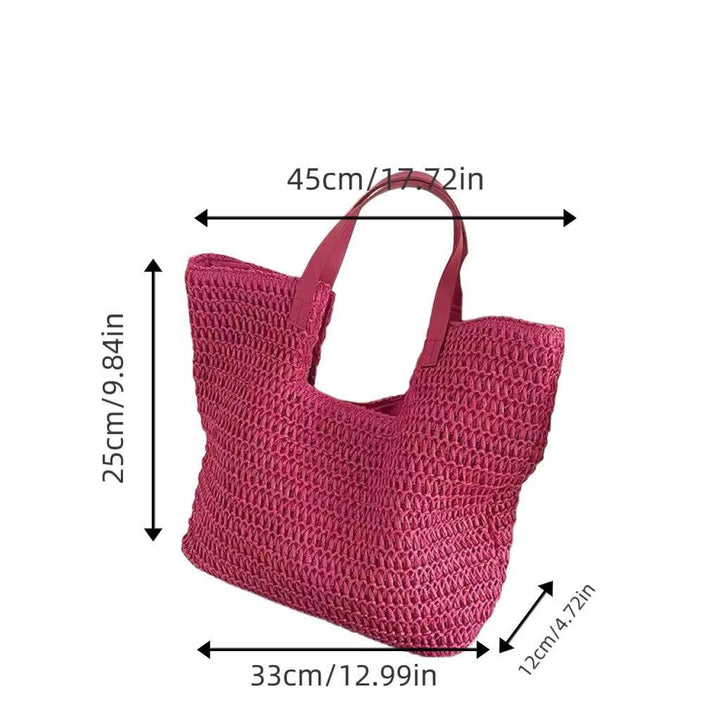 Spacious straw beach bag Bowlift