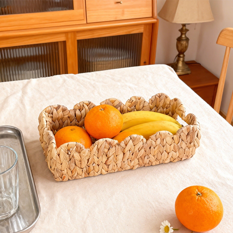 Artisan Woven Decorative Basket Bowlift