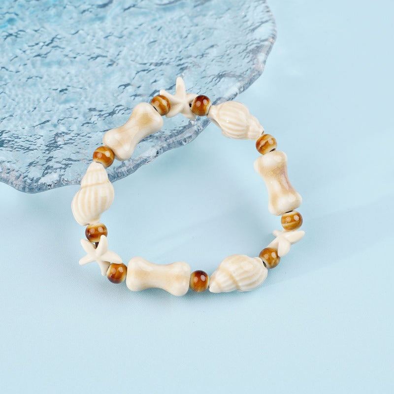 Heart-Shaped Beaded Bracelet Bowlift
