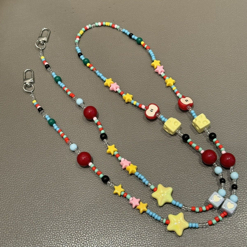 Colorful Beaded Eyewear Chain Bowlift