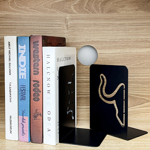 Cat-Themed Decorative Book Ends