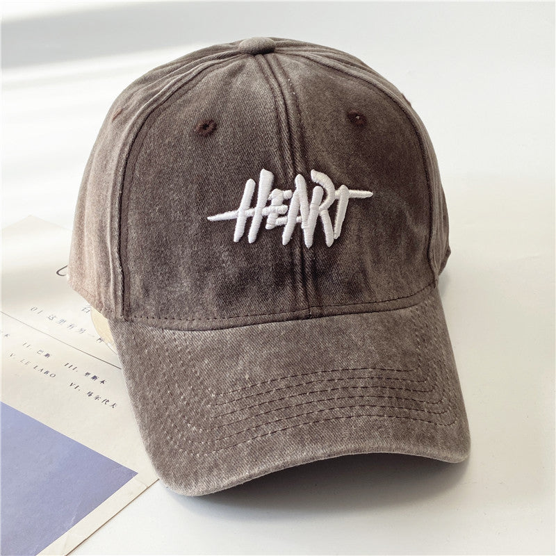 Women's Casual Distressed Cap Bowlift