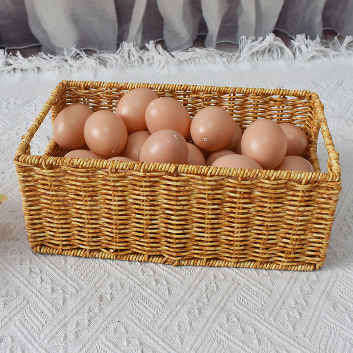 Handcrafted Woven Storage Basket Bowlift