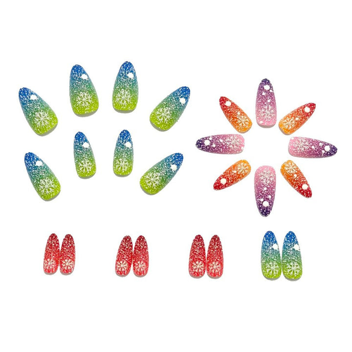 Artificial Nails in Modern Tribal Design Bowlift