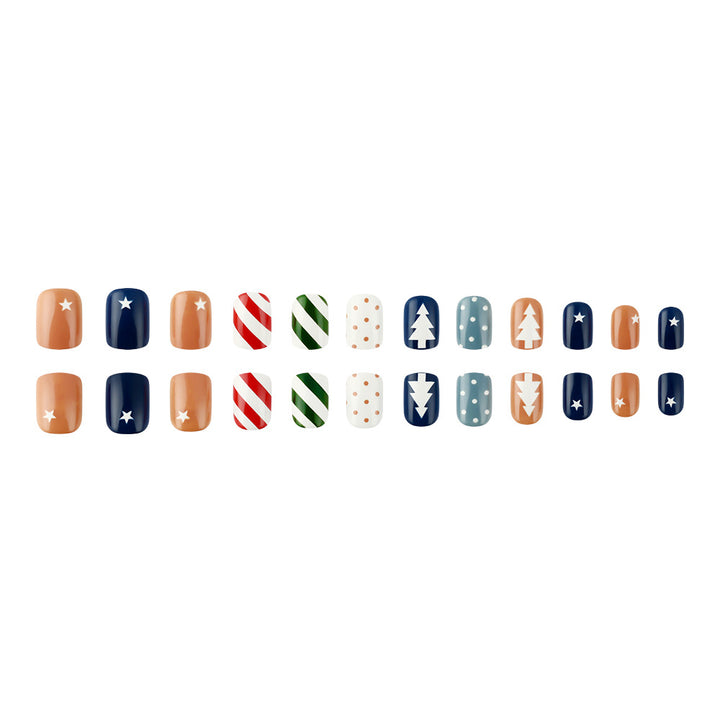 Holiday-Themed Nail Art Design Bowlift