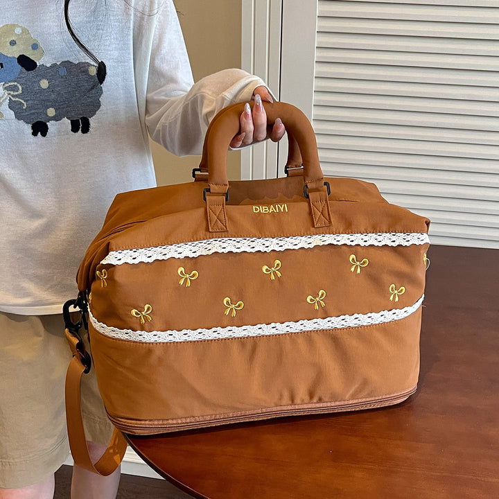 Fashionable Multi-Pocket Travel Duffle Bowlift
