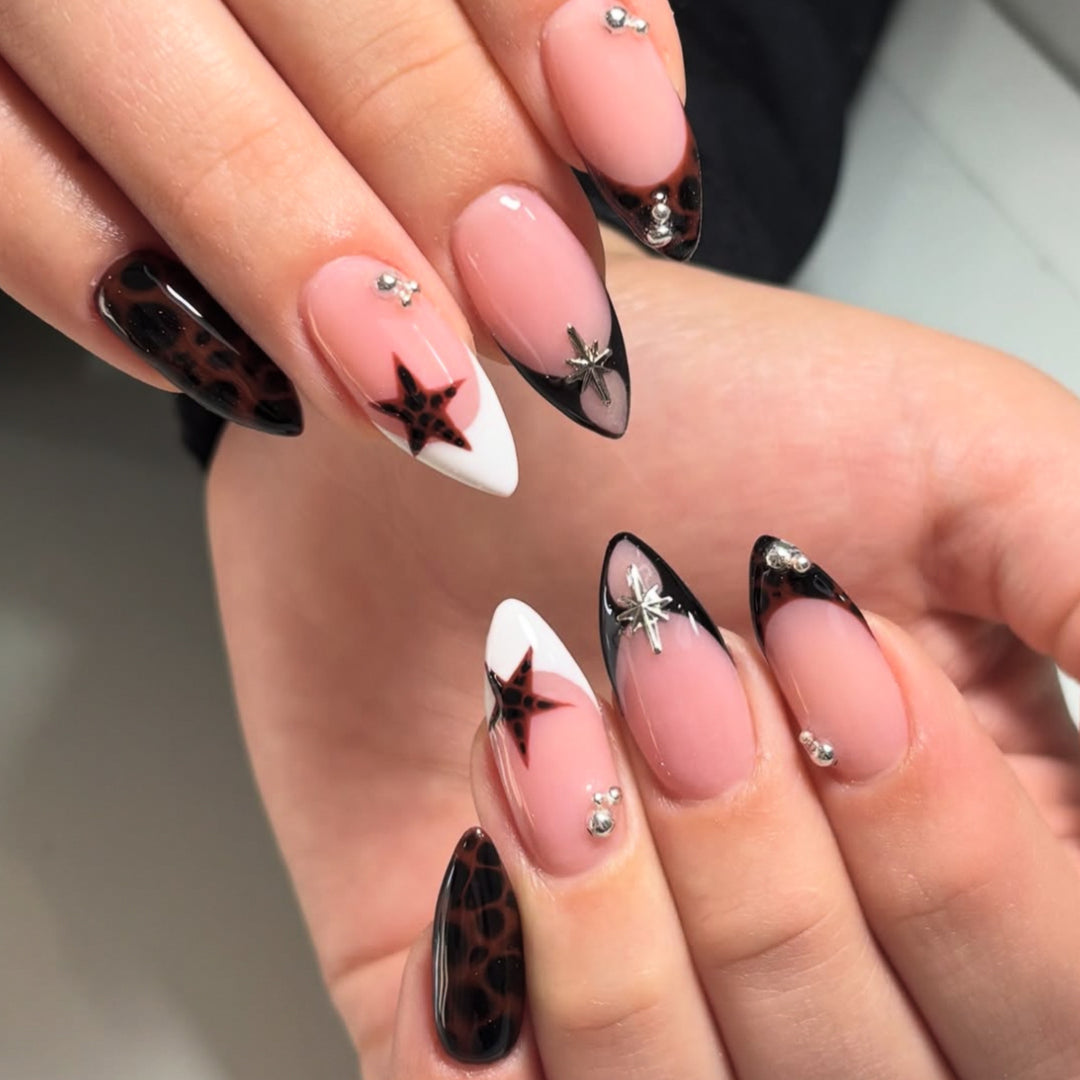 Artistic 3D Acrylic Nail Design Bowlift