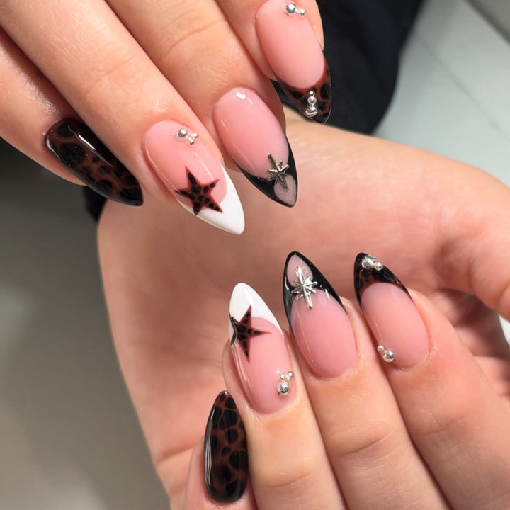 Artistic 3D Acrylic Nail Design Bowlift