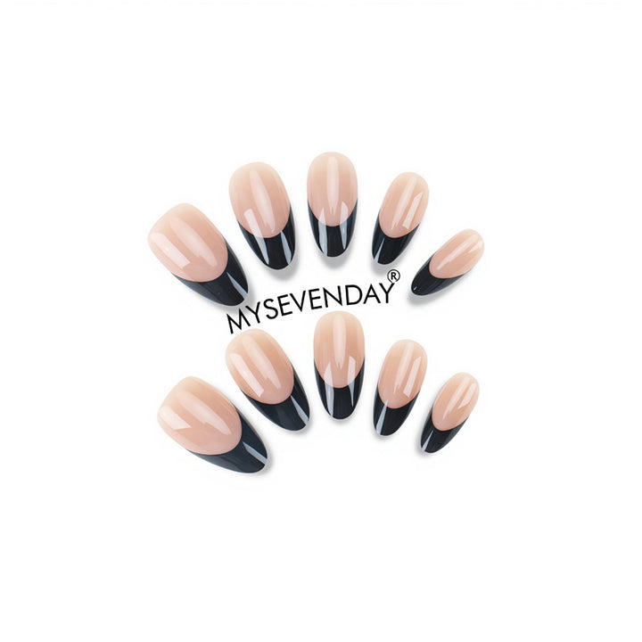 Elegant Stiletto Press-On Nail Set Bowlift