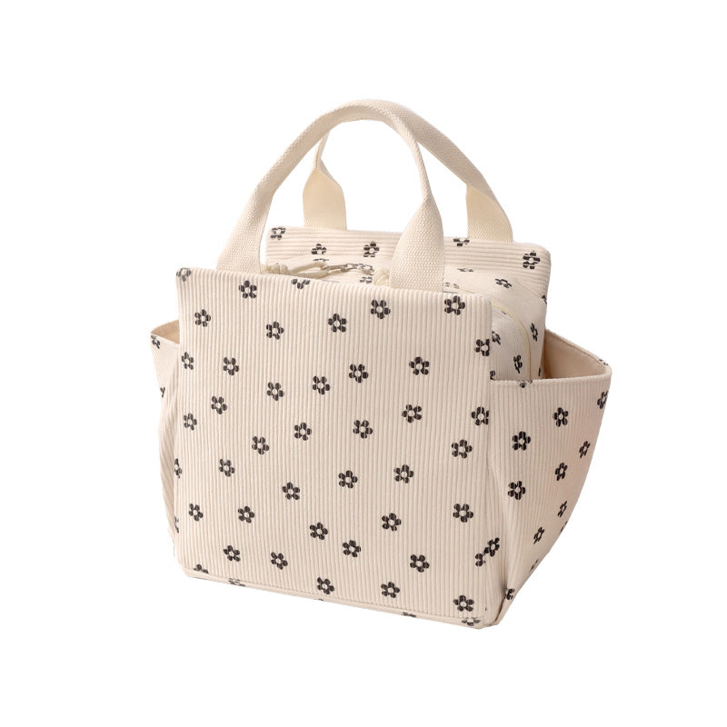 Multi-Pocket Insulated Lunch Tote
