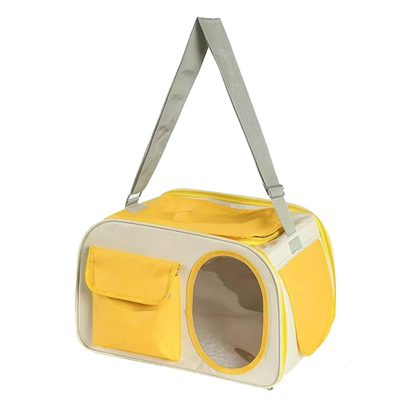 Pet carrier bag with breathable compartments Bowlift