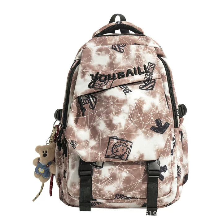 Trendy Graphic Print Backpack Bowlift