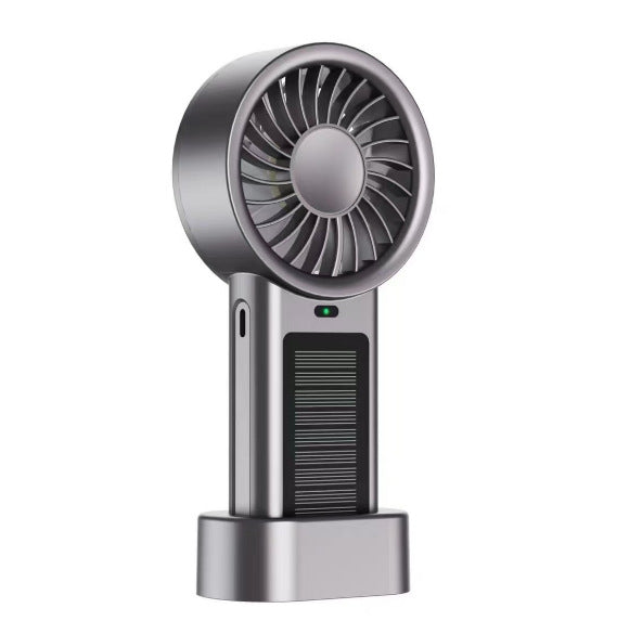Portable Solar-Powered Handheld Cooling Fan Bowlift