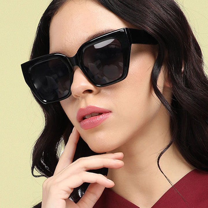Women's geometric glasses in stylish tortoiseshell pattern Bowlift