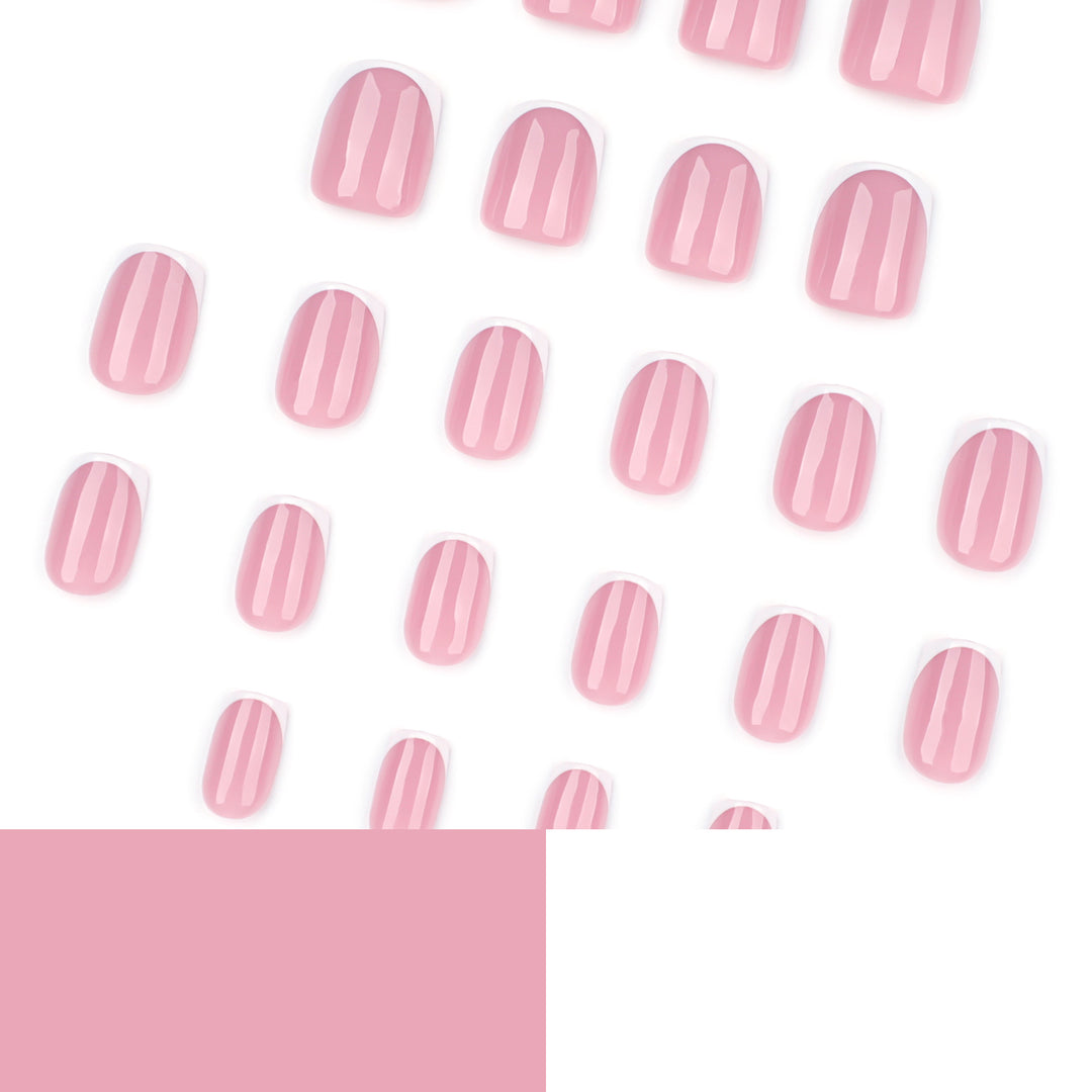 Classic French-Tip Nail Art Bowlift